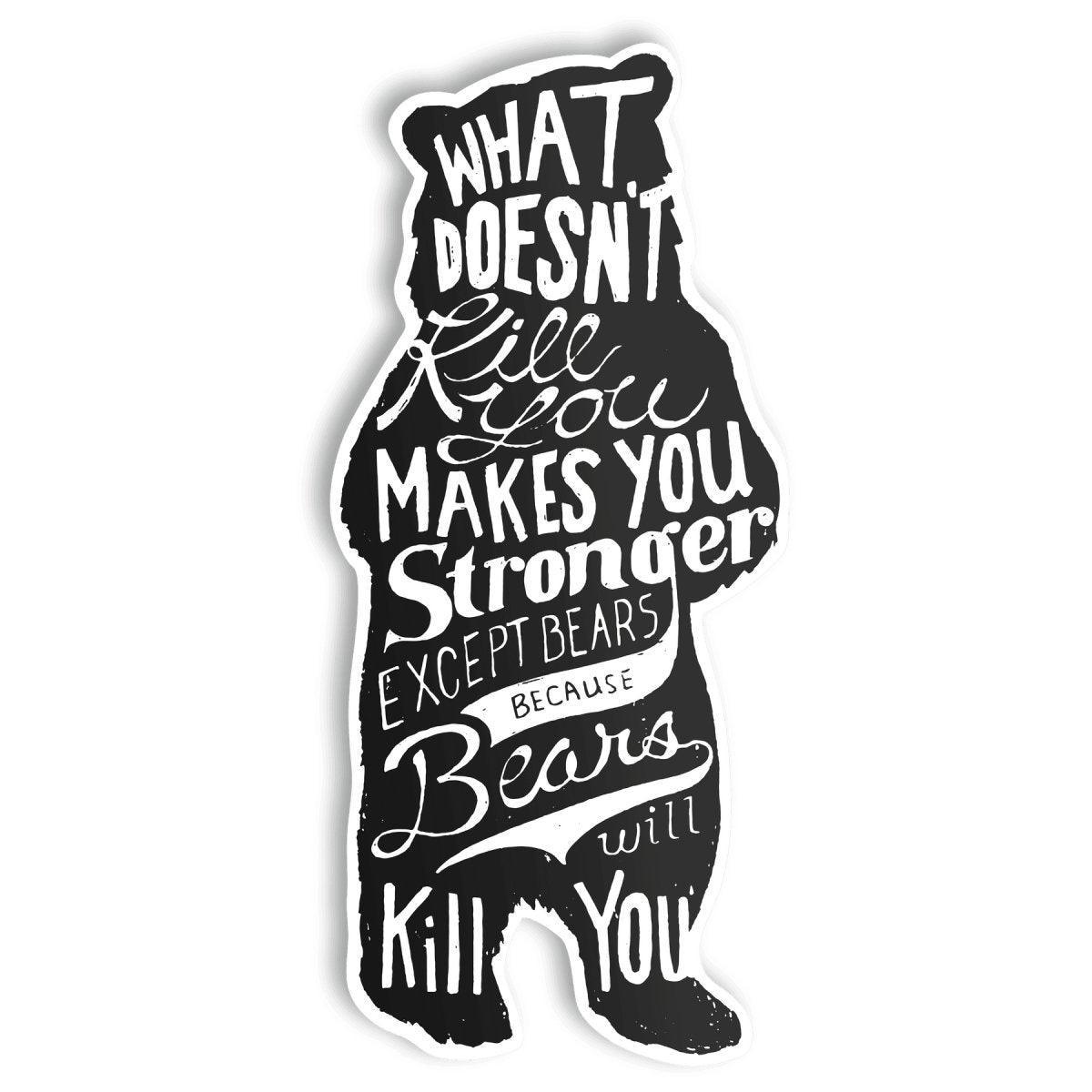 Bear Sticker - NORTH RIVER OUTDOORS