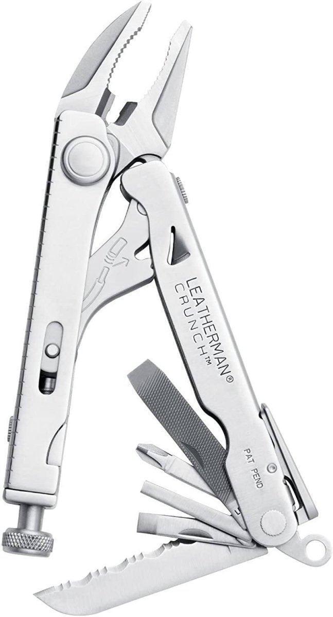 Leatherman Crunch Multitool Pliers & Pin Vise, Stainless Steel (USA) - NORTH RIVER OUTDOORS