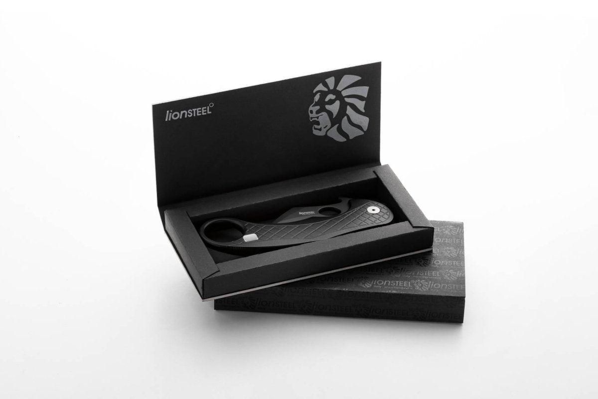 LionSteel Emerson L.E.One Karambit Folding Knife Black Al (3.25" SW MagnaCut) - NORTH RIVER OUTDOORS