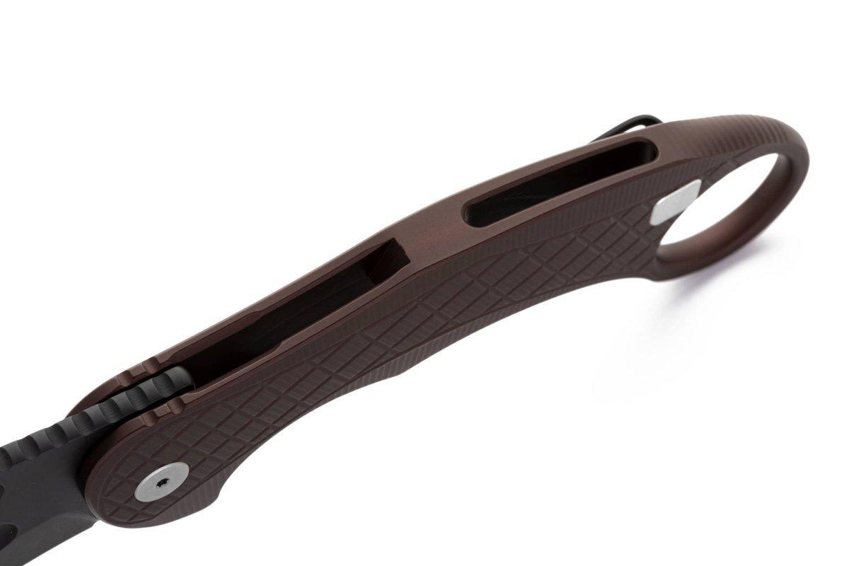 LionSteel Emerson L.E.One Karambit Folding Knife Earth Al (3.25" SW MagnaCut) - NORTH RIVER OUTDOORS