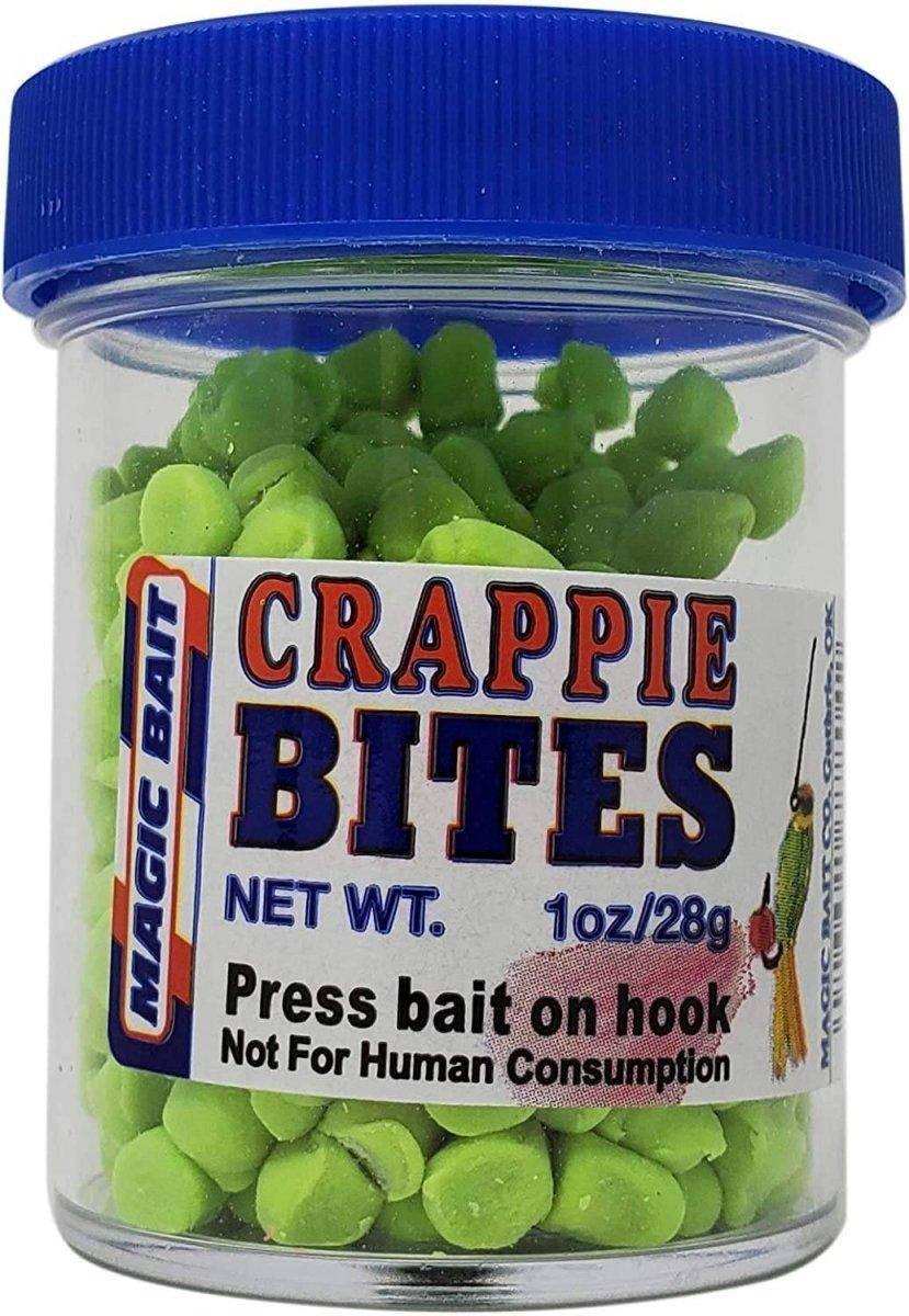 Magic Bait 06-12 Crappie Bites Yellow Catch More 1oz Jar - NORTH RIVER OUTDOORS