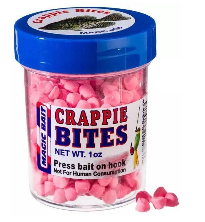 Magic Bait 07-12 Crappie Bites Pink Catch More 1oz Jar - NORTH RIVER OUTDOORS