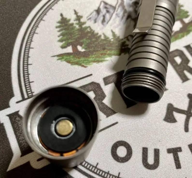 Manker E05 Ti 400 Lumens Titanium AA Flashlight With OSRAM LED - NORTH RIVER OUTDOORS