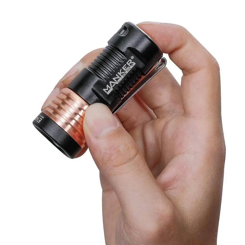 Manker E14 III 4000 Lumens Mini EDC Pocket Flashlight Bundle 18350 - NORTH RIVER OUTDOORS