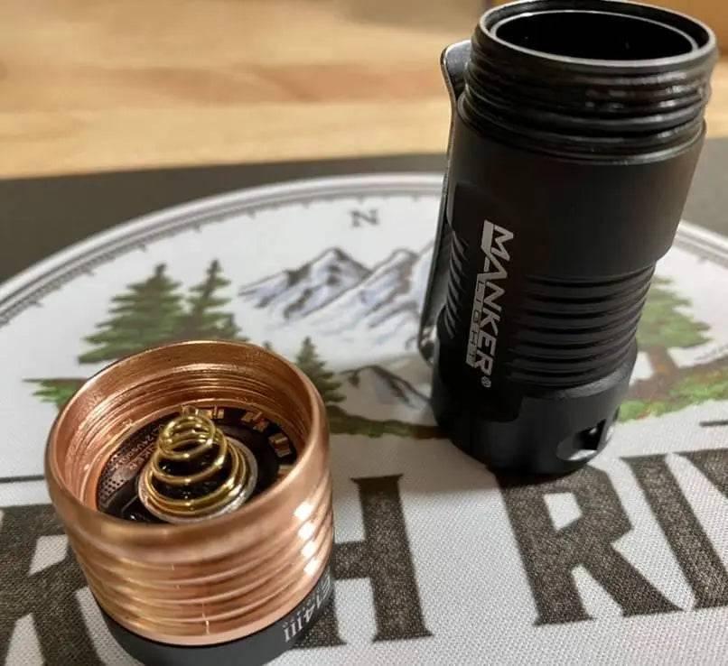 Manker E14 III 4000 Lumens Mini EDC Pocket Flashlight Bundle 18350 - NORTH RIVER OUTDOORS