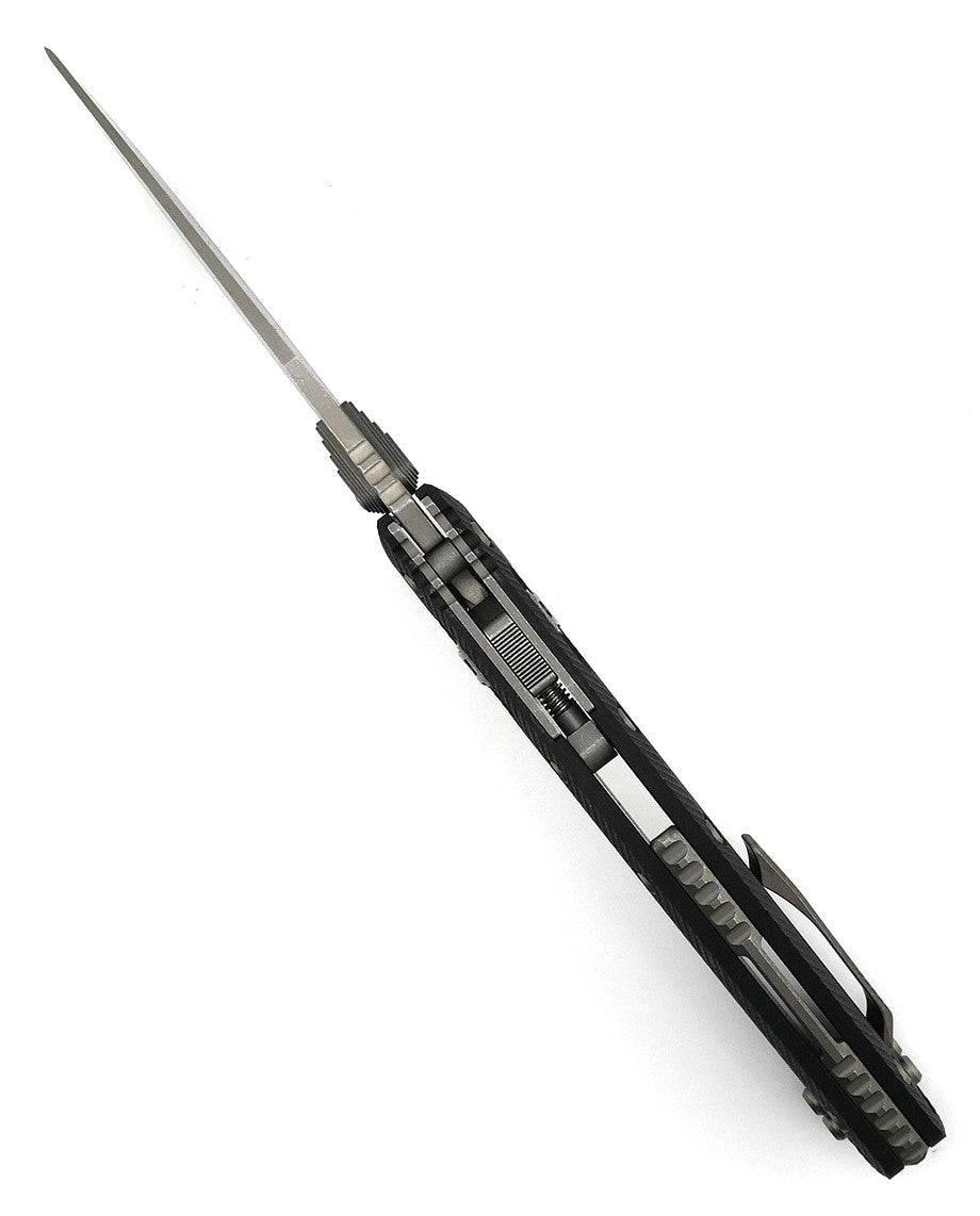 Microtech Amphibian RAM-LOK APOC STD Fluted Black G10 M390 137RL-10APFLGTBK - NORTH RIVER OUTDOORS