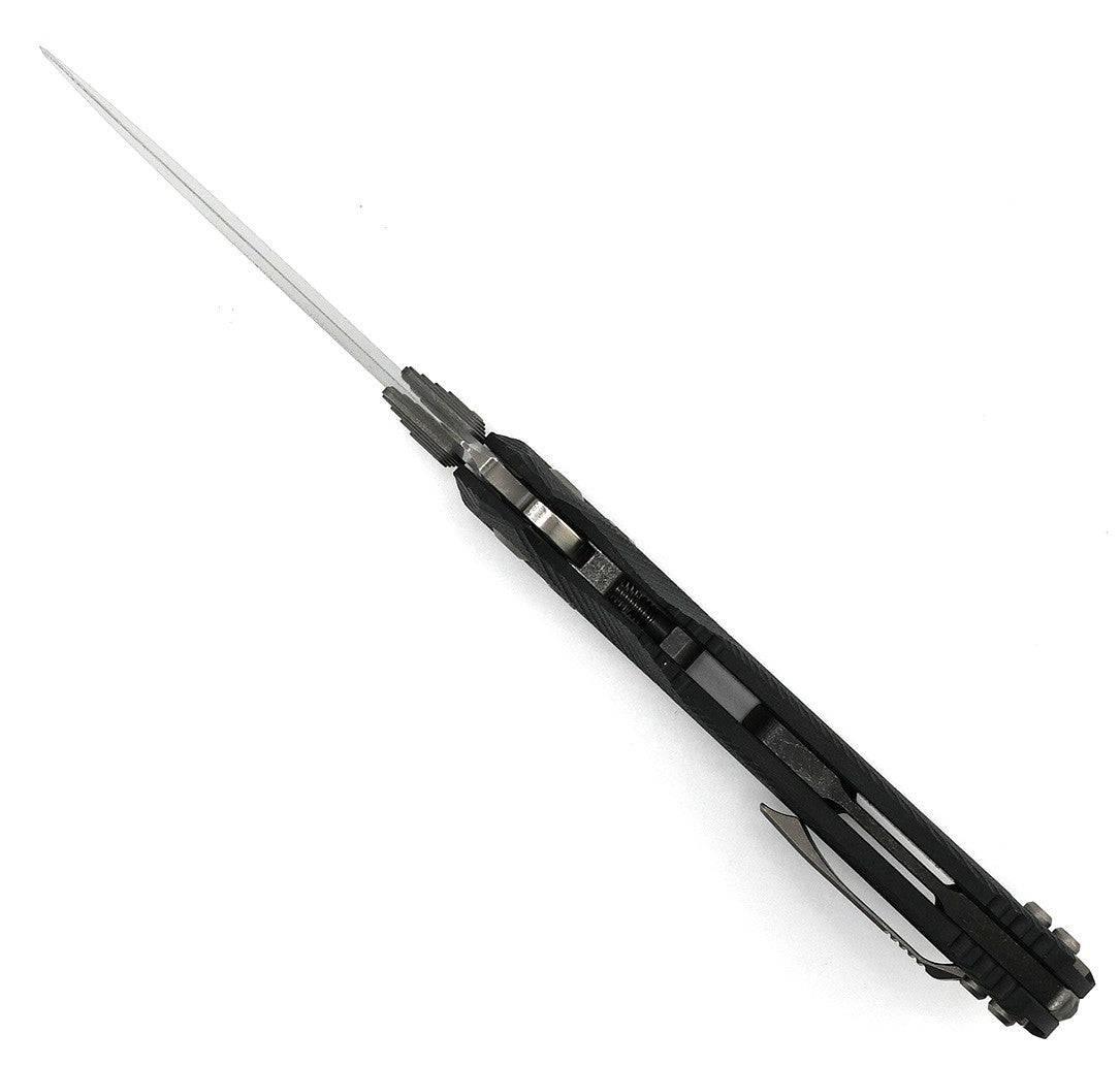 Microtech Amphibian RAM-LOK APOC STD Fluted Black G10 M390 137RL-10APFLGTBK - NORTH RIVER OUTDOORS