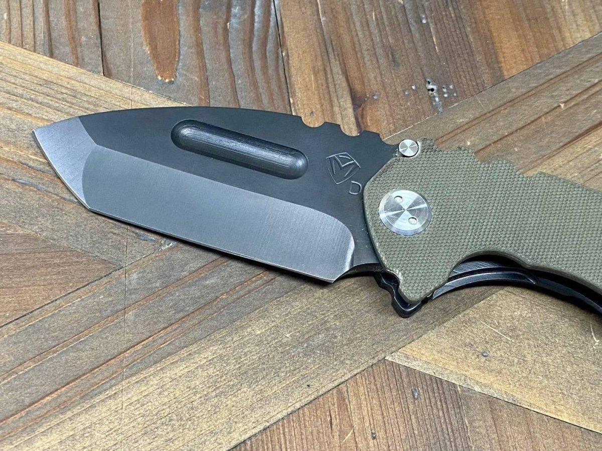 Medford Praetorian G Knife OD Green G10 (3.75" Black) (USA) - NORTH RIVER OUTDOORS
