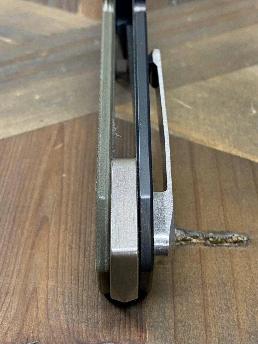 Medford Praetorian G Knife OD Green G10 (3.75" Black) (USA) - NORTH RIVER OUTDOORS