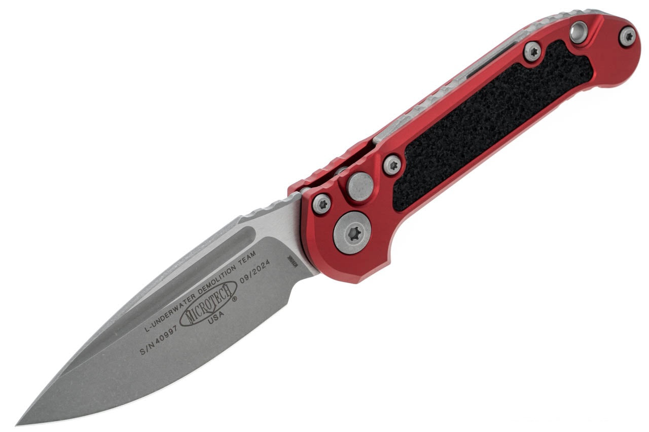 Microtech 1135-10APRD LUDT Gen III S/E Red Handle Apocalyptic Blade