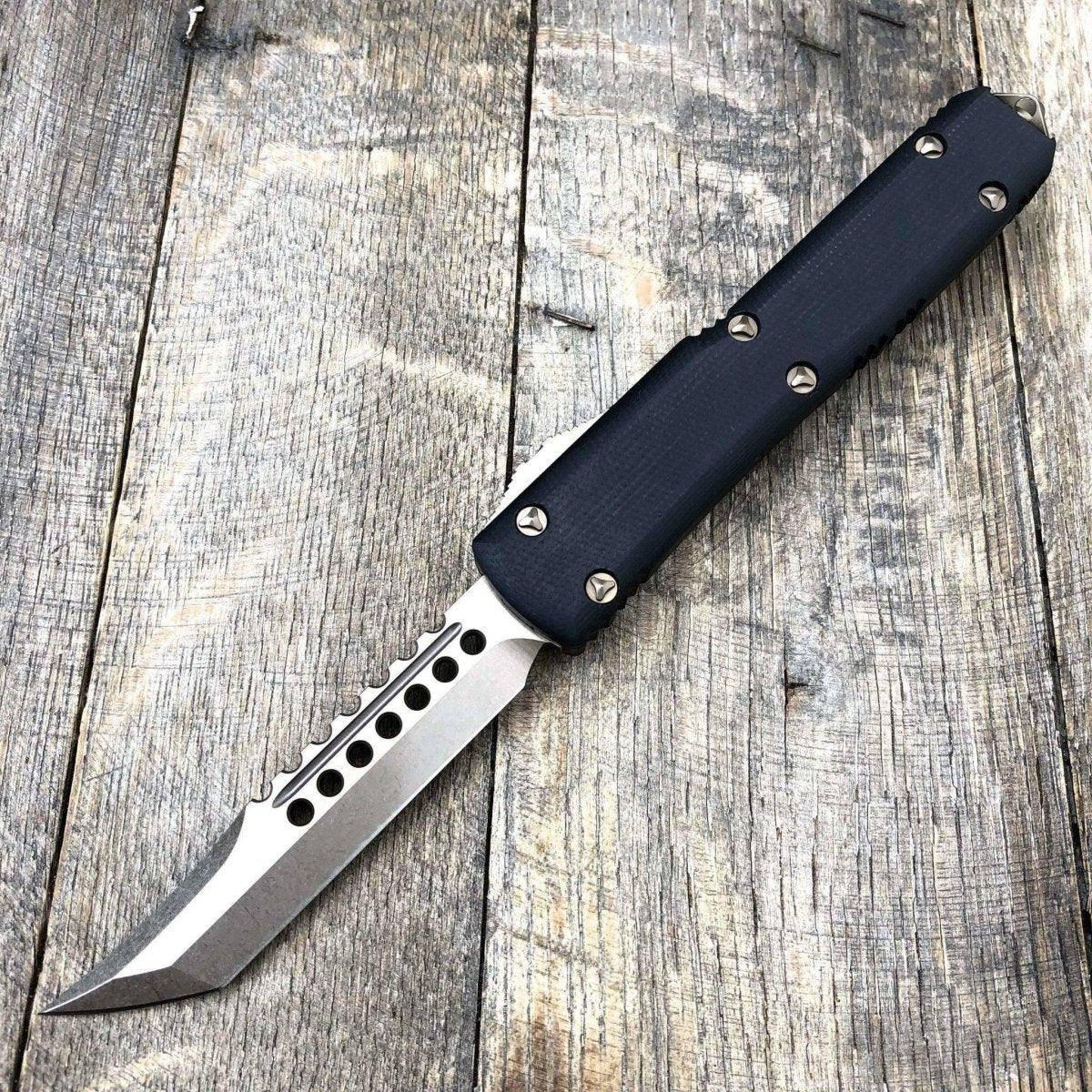Microtech 119-13 Ultratech Hellhound S/E Black Handle Bronze Blade - NORTH RIVER OUTDOORS