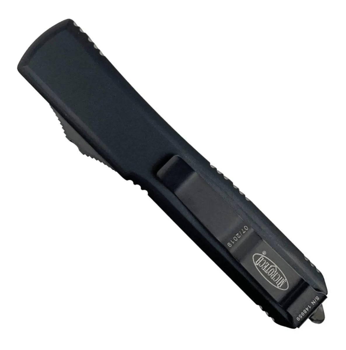 Microtech 122-1T Ultratech Tactical Double Edge All Black OTF Knife (USA) - NORTH RIVER OUTDOORS