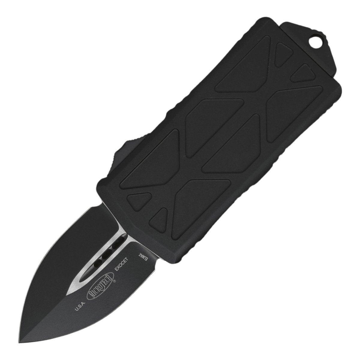Microtech 157-1T Exocet OTF Black Tactical Knife 1.98" - NORTH RIVER OUTDOORS
