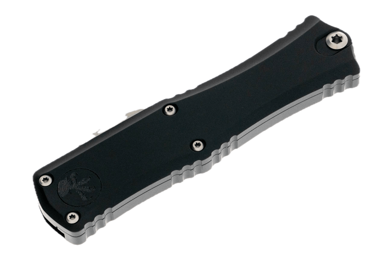 Microtech 1701M-10 Mini Hera D/E Bayonet Black Handle Stonewashed Blade - NORTH RIVER OUTDOORS