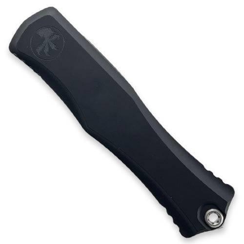 Microtech 1702-10 Hera II OTF Auto Knife 4" M390MK Double Edge Blade Black Aluminum Handles - NORTH RIVER OUTDOORS