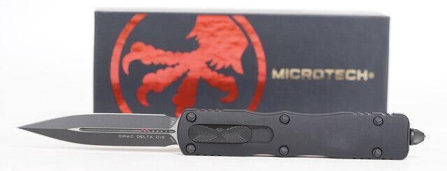 Microtech 227-1 DLCT Dirac Delta Black DLC Double Edge Dagger (USA) - NORTH RIVER OUTDOORS