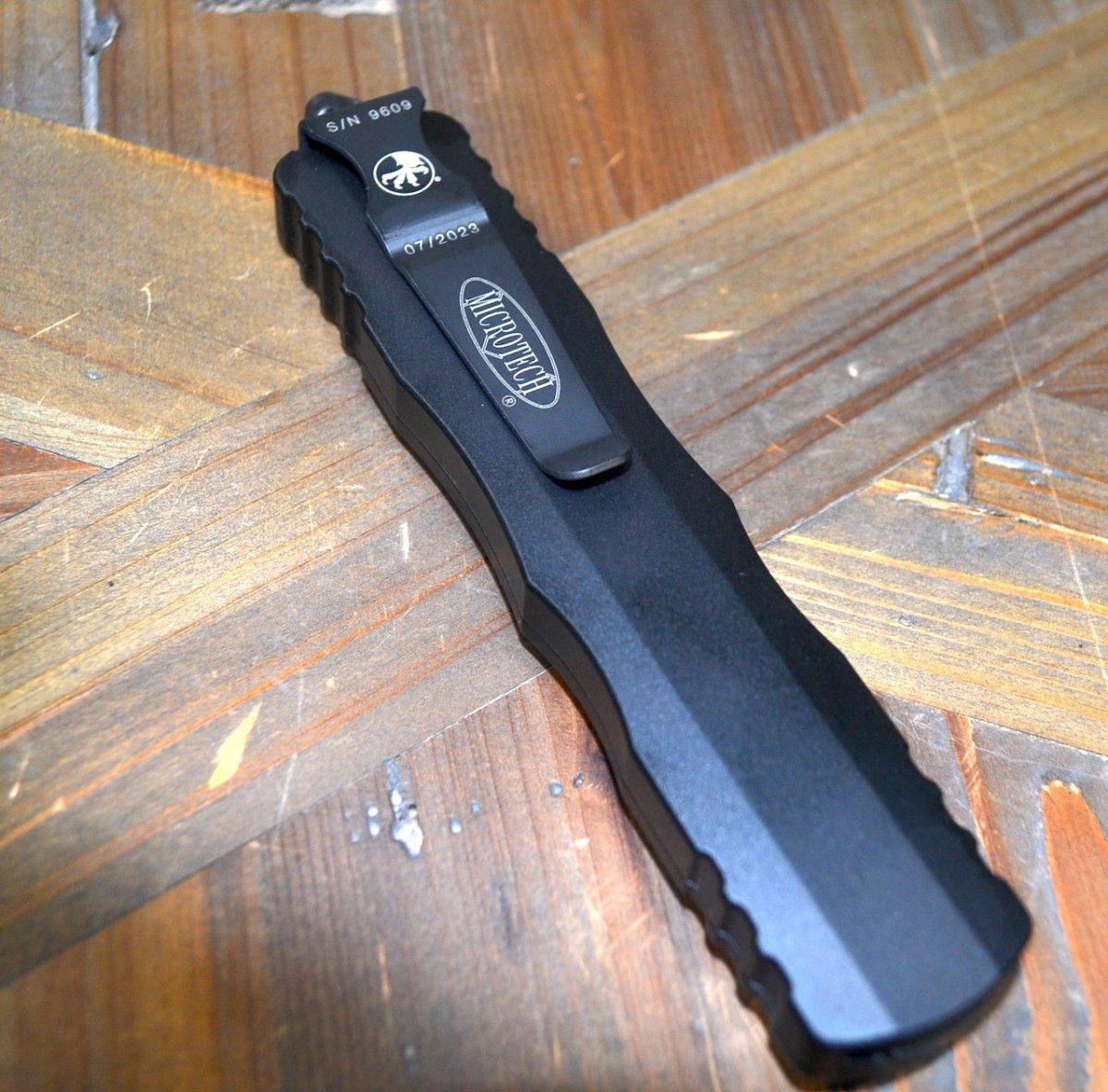 Microtech 227-3T Dirac Delta Auto OTF Knife 3.79" D/E Black - NORTH RIVER OUTDOORS