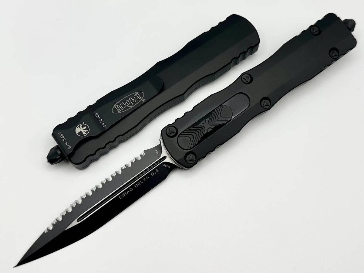 Microtech 227-3T Dirac Delta Auto OTF Knife 3.79" D/E Black - NORTH RIVER OUTDOORS