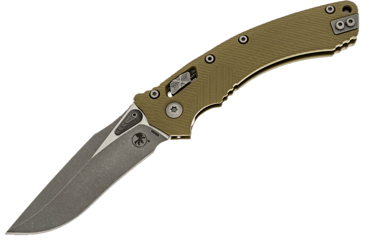 Microtech Amphibian RAM LOK OD Green Fluted G-10 Apocalyptic M390MK 137RL-10APFLGTOD - NORTH RIVER OUTDOORS