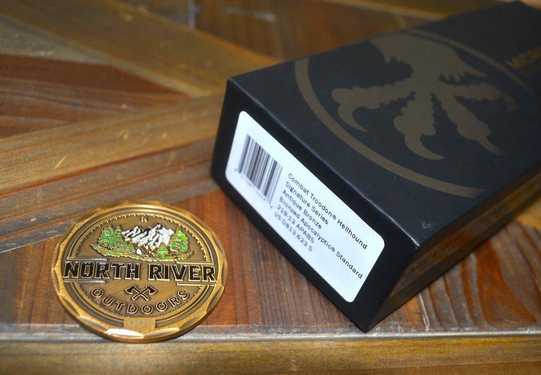 Microtech Combat Troodon 219-13APABS Hellhound Bronze Signature Series - NORTH RIVER OUTDOORS