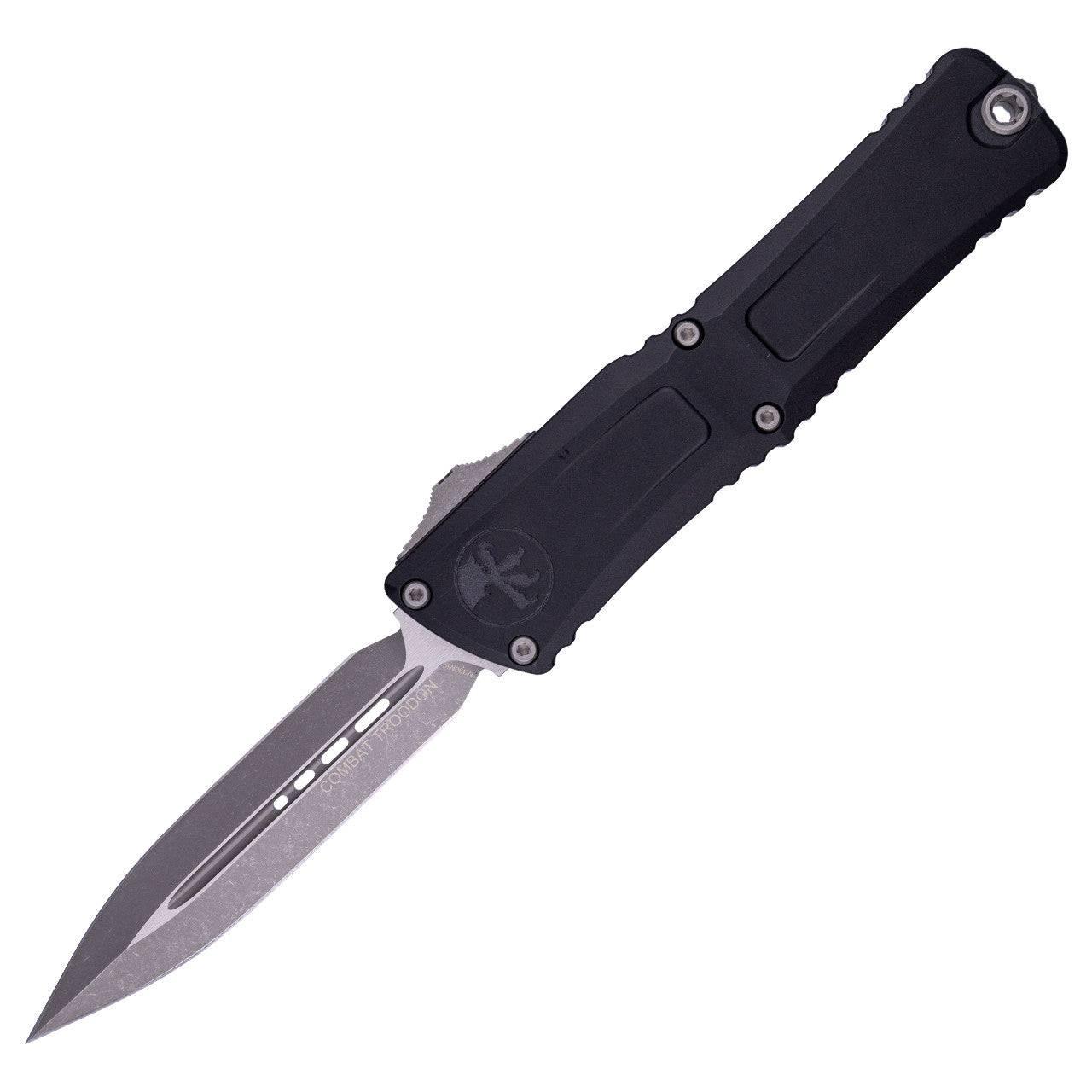 Microtech Combat Troodon Gen III Double Edge Black Aluminum Apocalyptic 1142-10AP - NORTH RIVER OUTDOORS