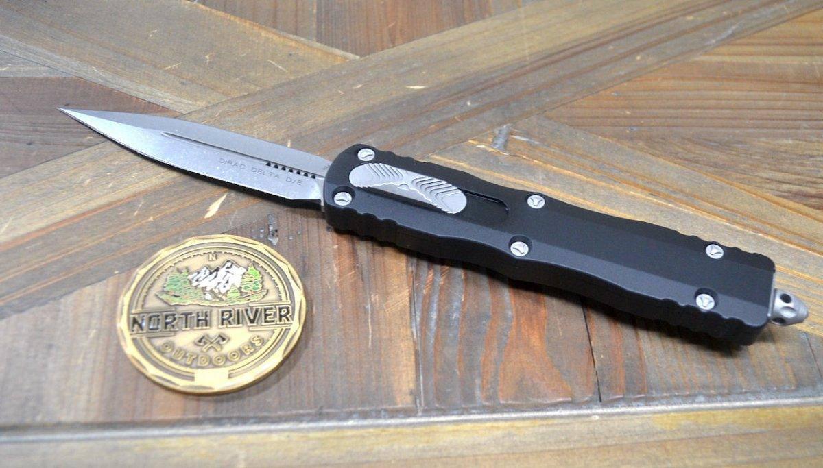 Microtech Dirac Delta 227-10AP D/E Stonewash OTF Auto Apocalyptic - NORTH RIVER OUTDOORS