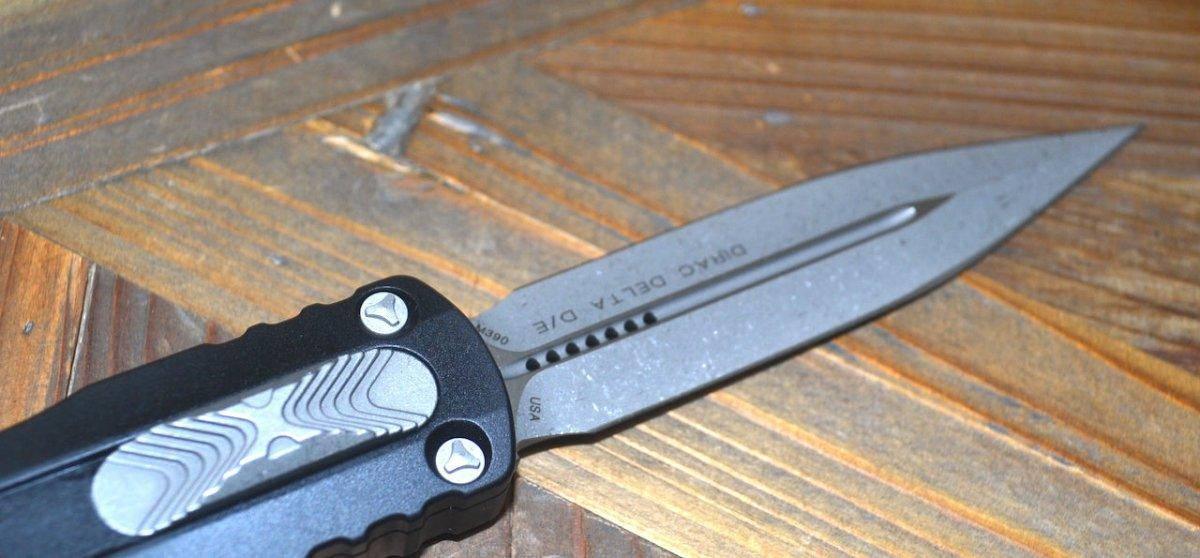 Microtech Dirac Delta 227-10AP D/E Stonewash OTF Auto Apocalyptic - NORTH RIVER OUTDOORS