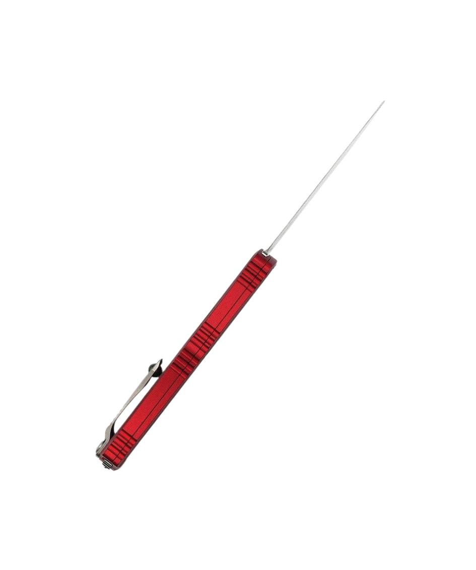 Microtech Hera II Mini Recurve Red 2.95" Stonewash Standard 1705M-10RD - NORTH RIVER OUTDOORS