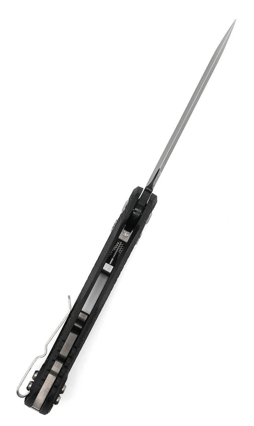 Microtech Knives MSI RAM LOK Black Polymer & Black M390MK 210T-1PMBK - NORTH RIVER OUTDOORS