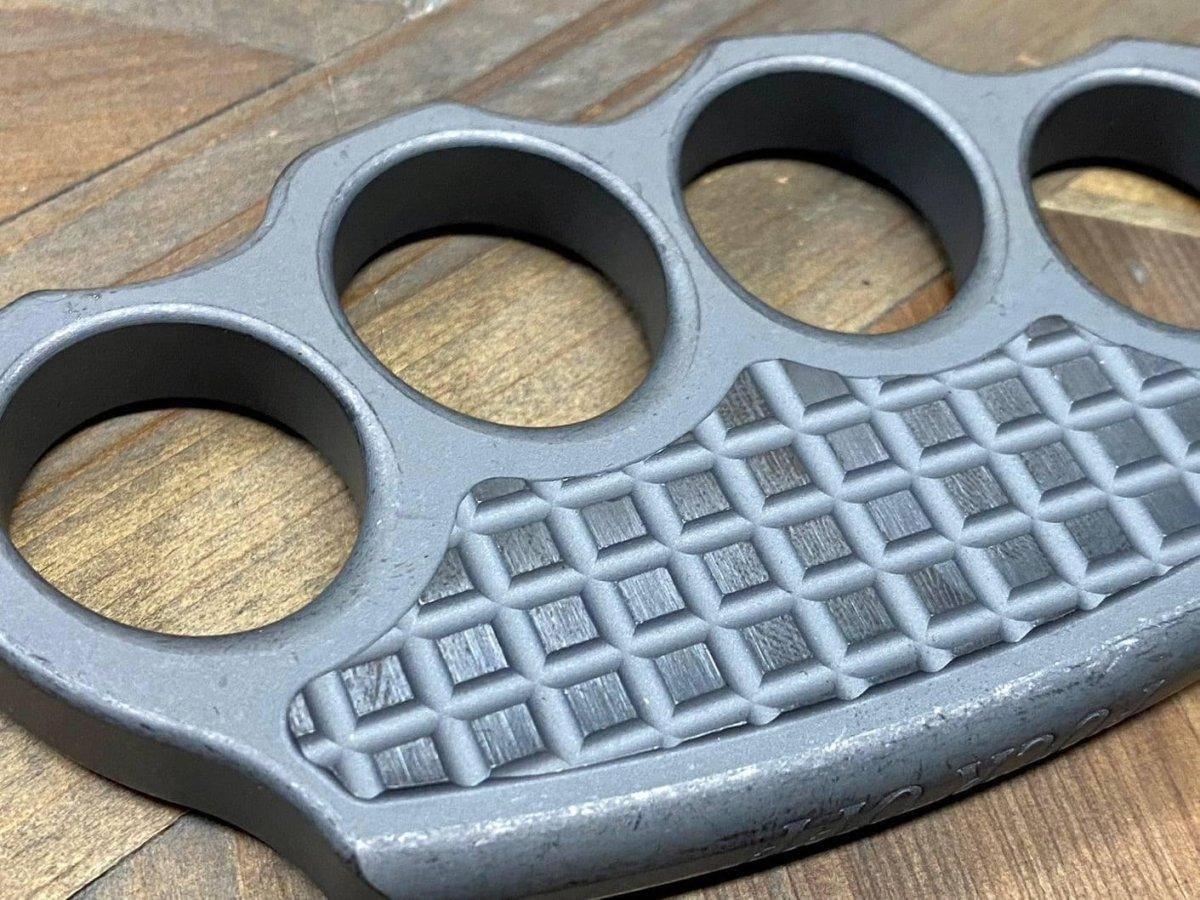 Microtech Marfione Custom Titanium Hand Tank 4-Hole Paperweight - NORTH RIVER OUTDOORS