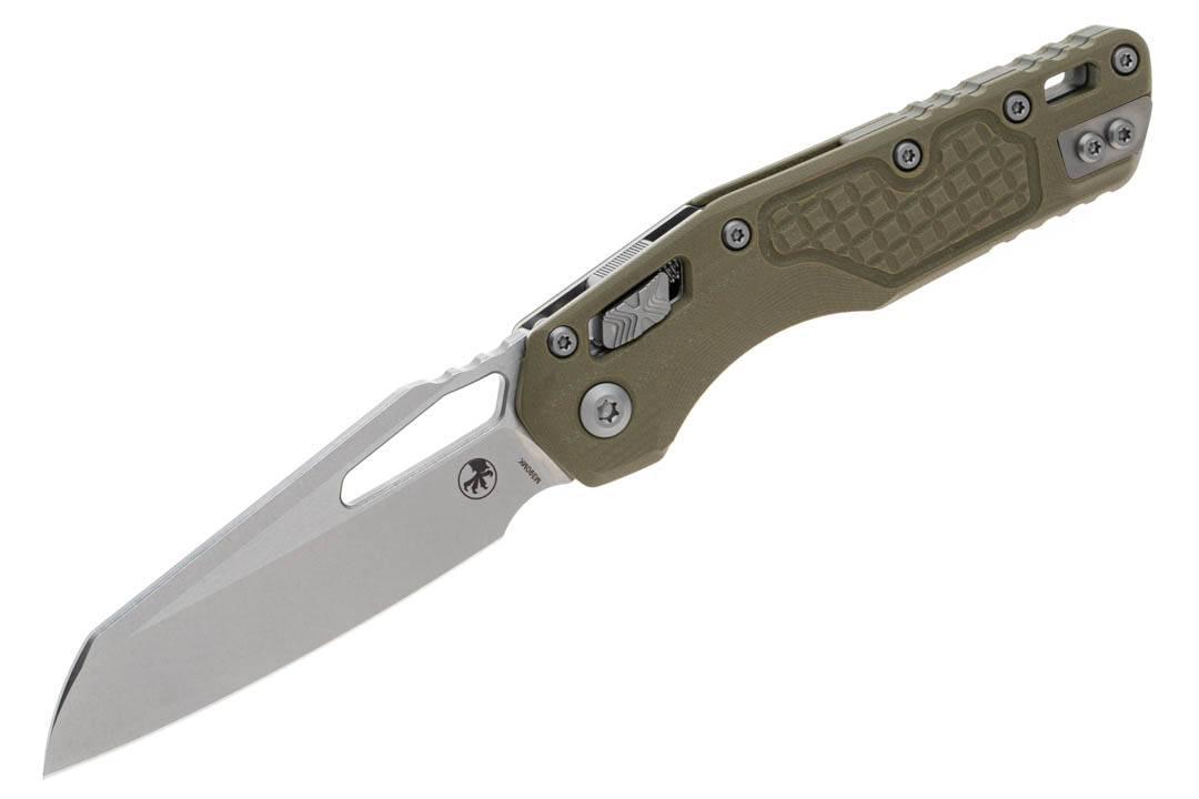 Microtech MSI S/E OD Green G10 Frag Lawnman Stonewashed Blade 210-10FRGTODLM - NORTH RIVER OUTDOORS
