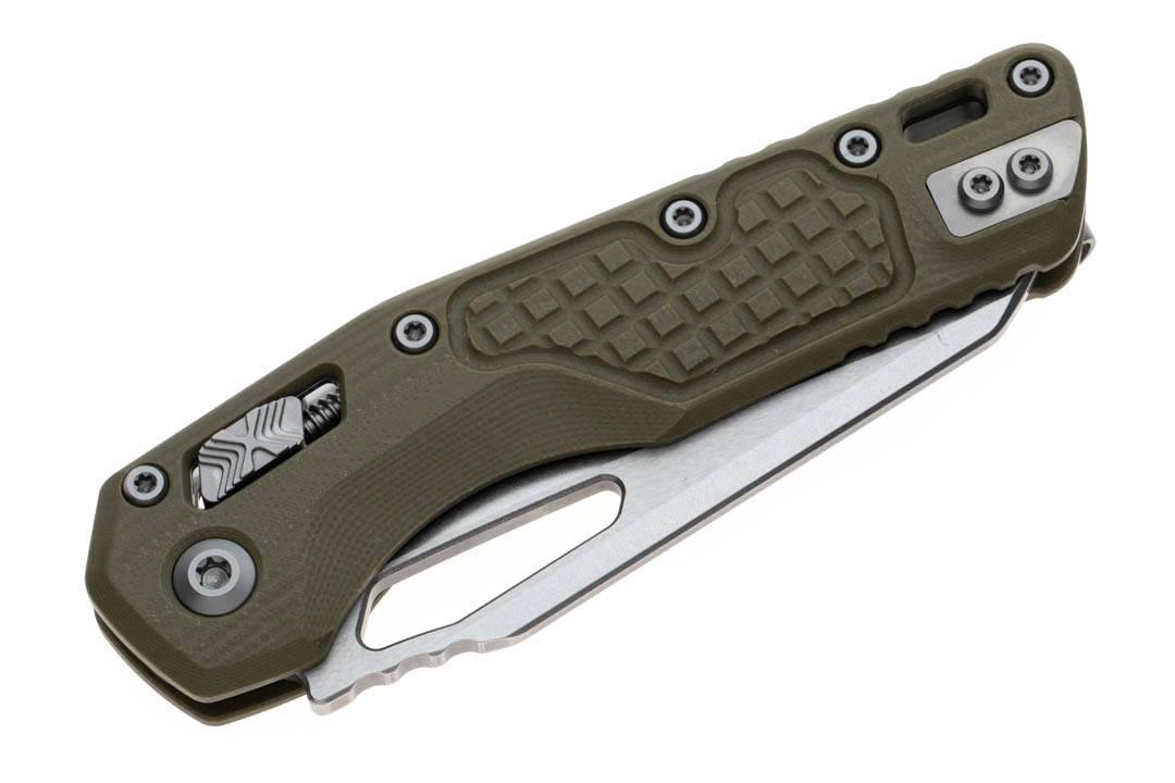 Microtech MSI S/E OD Green G10 Frag Lawnman Stonewashed Blade 210-10FRGTODLM - NORTH RIVER OUTDOORS