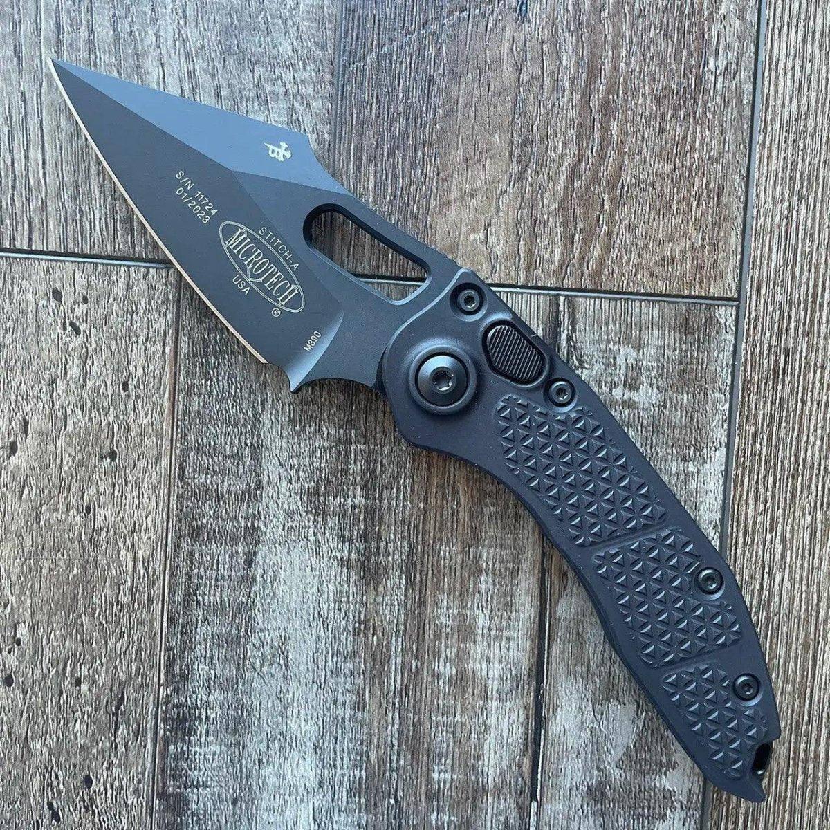 Microtech Stitch 169-1T Tactical Auto Folding Knife 3.625" (USA) - NORTH RIVER OUTDOORS