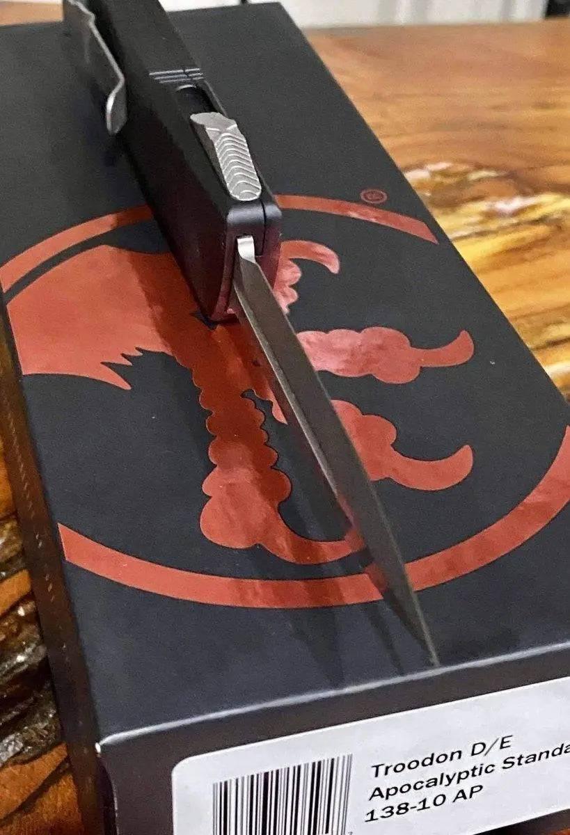 Microtech Troodon D/E OTF Automatic Knife (3" Apocalyptic) 138-10AP - NORTH RIVER OUTDOORS