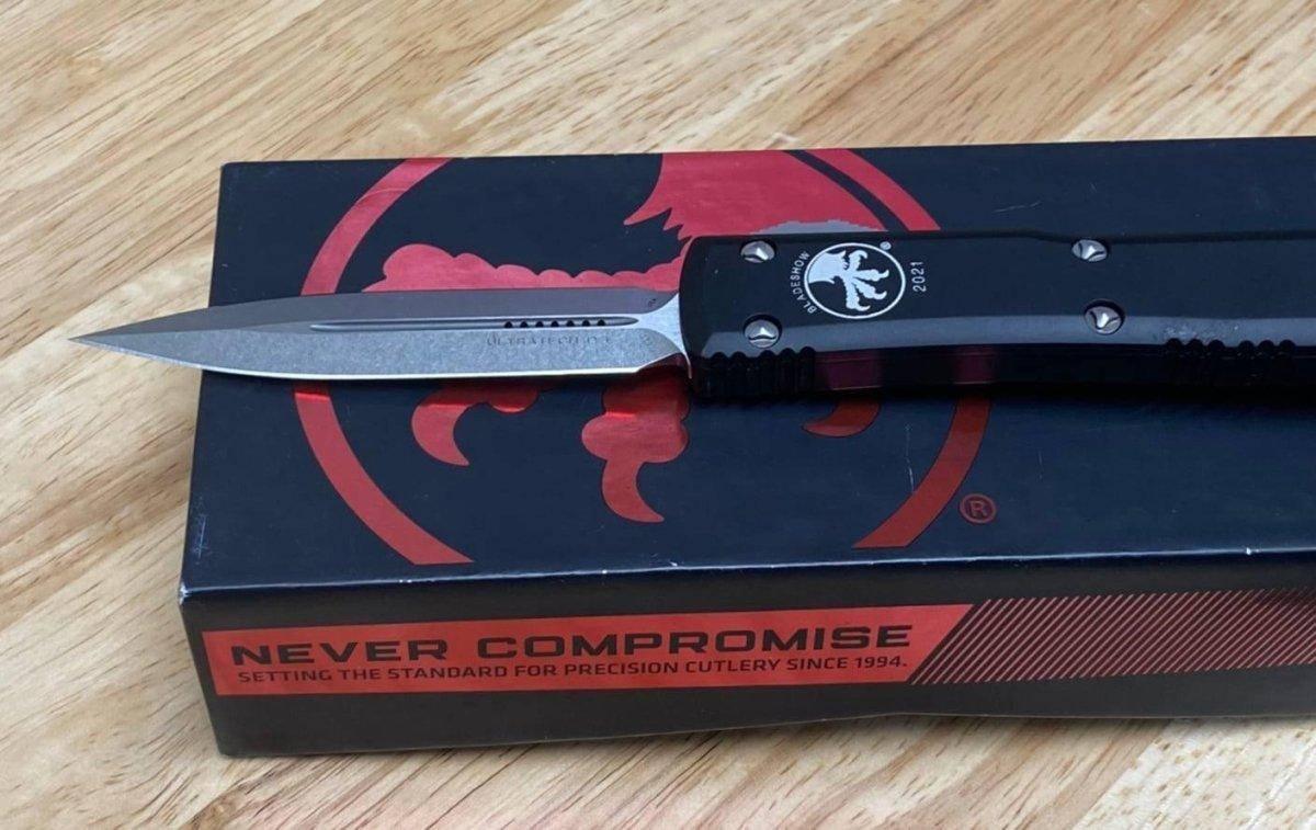 Microtech Ultratech D/E Blade Show 2021 Stonewash Knife 122-10BS21 - NORTH RIVER OUTDOORS