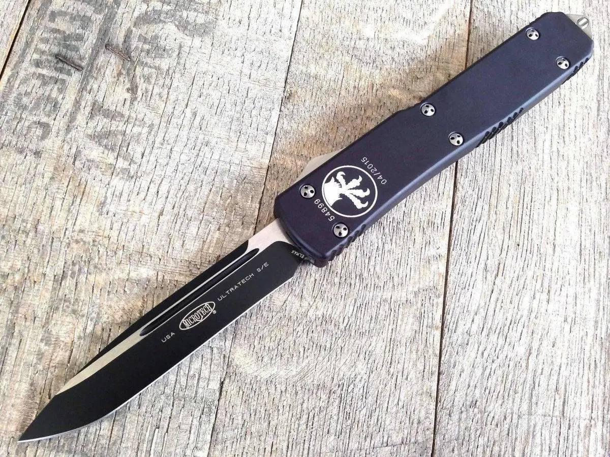 Microtech Ultratech S/E OTF Auto Knife (3.4" Black) 121-1 - NORTH RIVER OUTDOORS