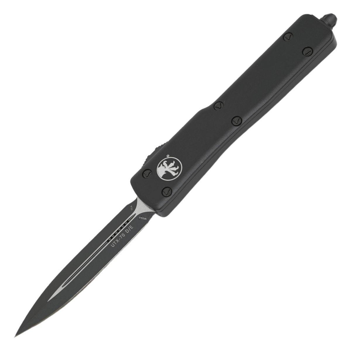 Microtech UTX-70 147-1T D/E Black Tactical OTF Auto Knife - NORTH RIVER OUTDOORS