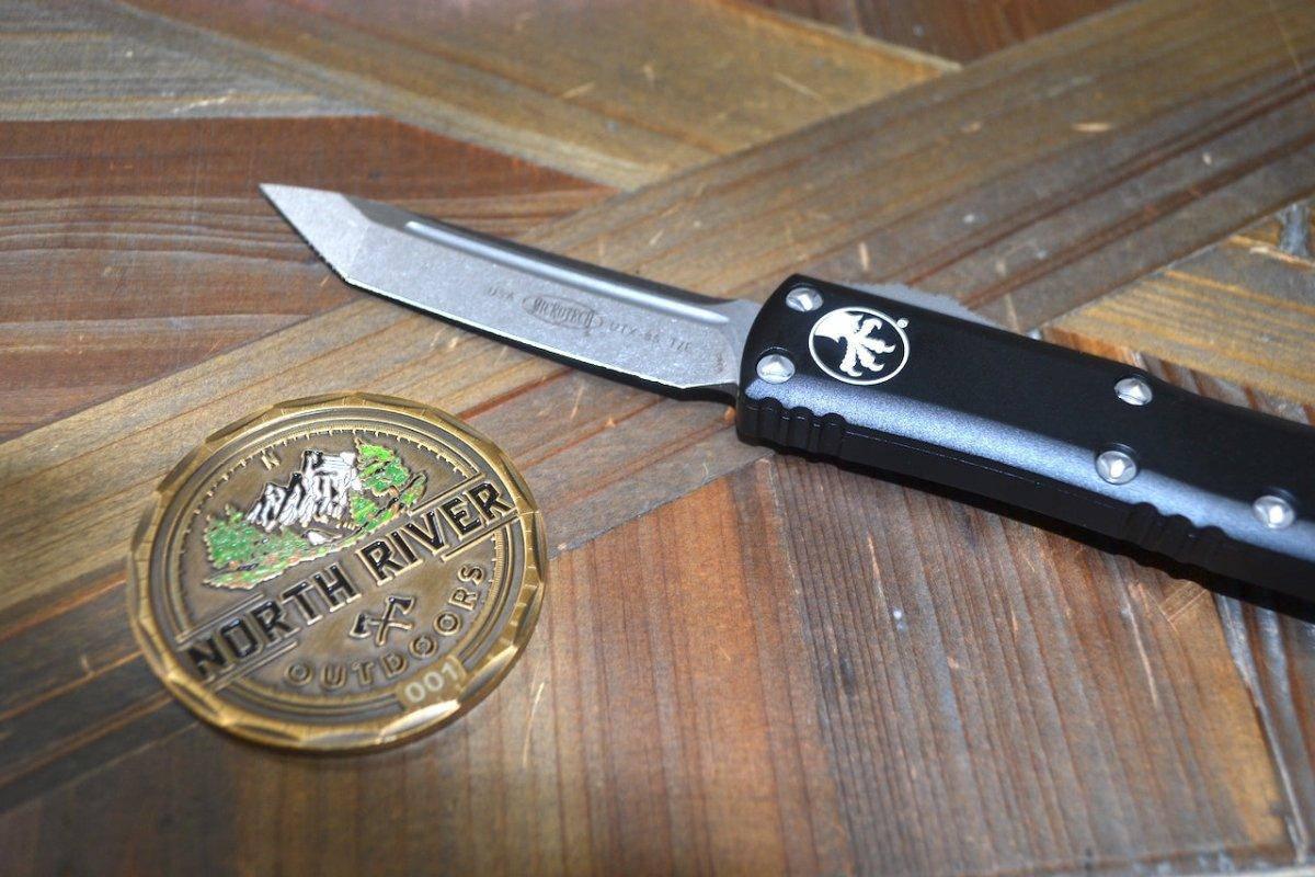 Microtech UTX-85 233-10 T/E Stonewash Standard - NORTH RIVER OUTDOORS