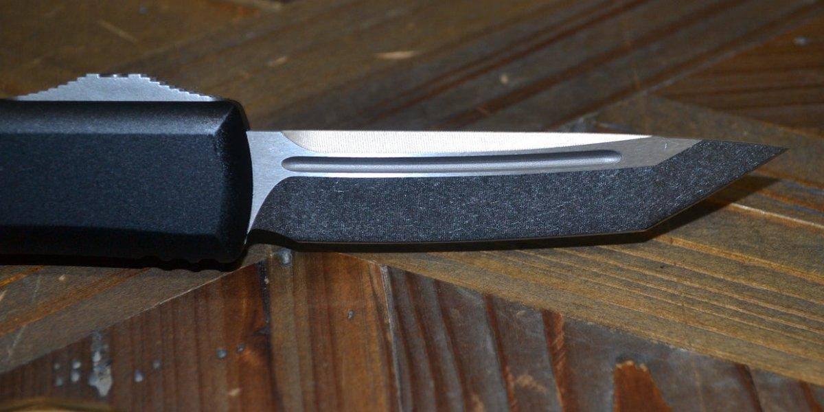 Microtech UTX-85 233-10 T/E Stonewash Standard - NORTH RIVER OUTDOORS