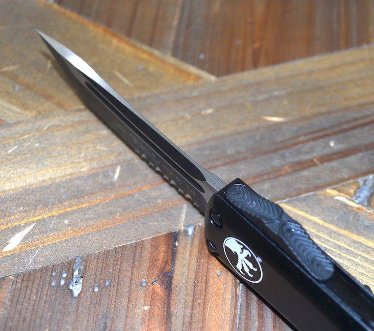 Microtech UTX-85 233-2T T/E Black Tactical P/S - NORTH RIVER OUTDOORS