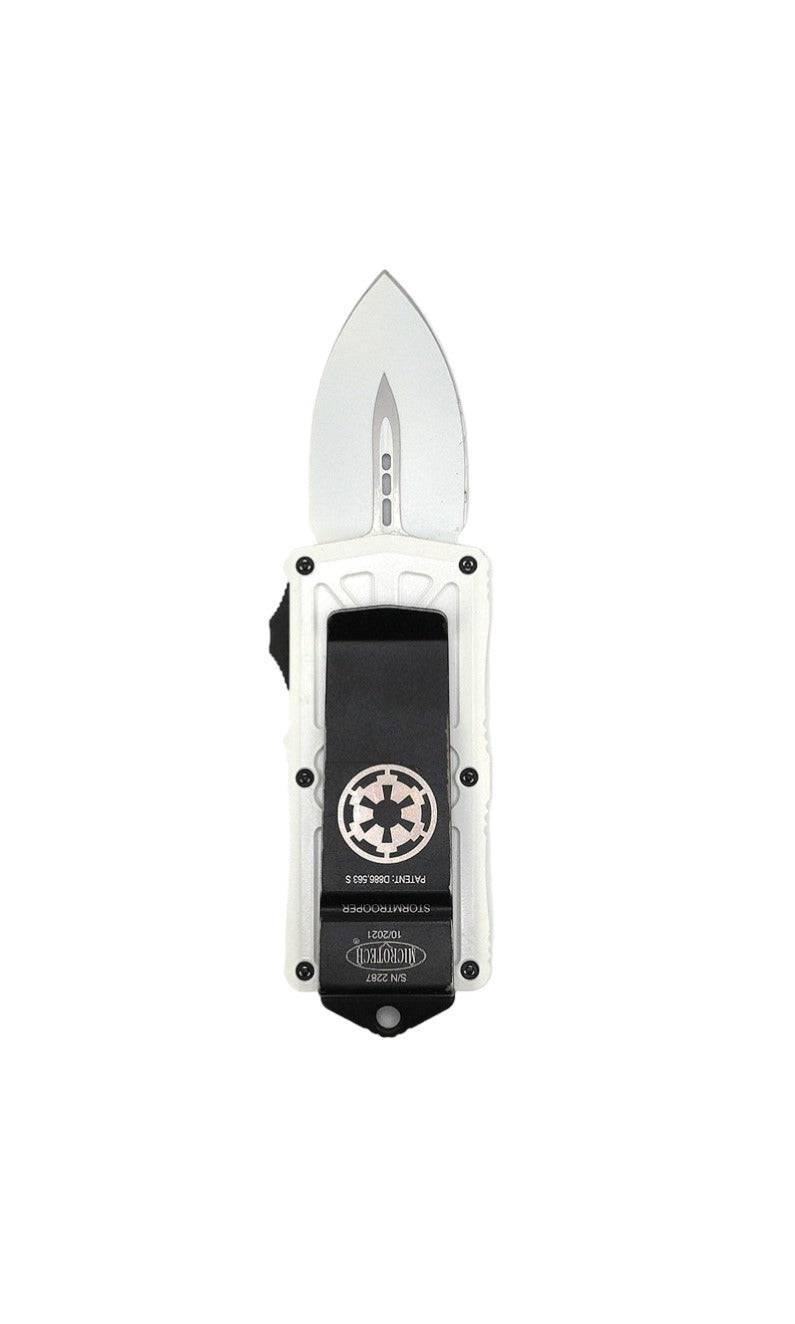 Pre-Owned Microtech 157-1ST Stormtrooper Exocet OTF Auto Knife 1.98" (Discontinued) - NORTH RIVER OUTDOORS