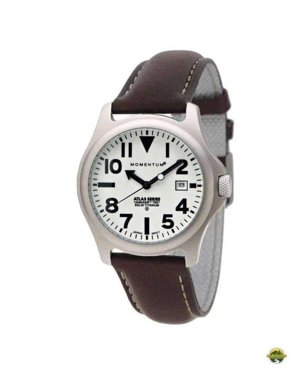 Momentum Atlas 38 Leather Watch - NORTH RIVER OUTDOORS