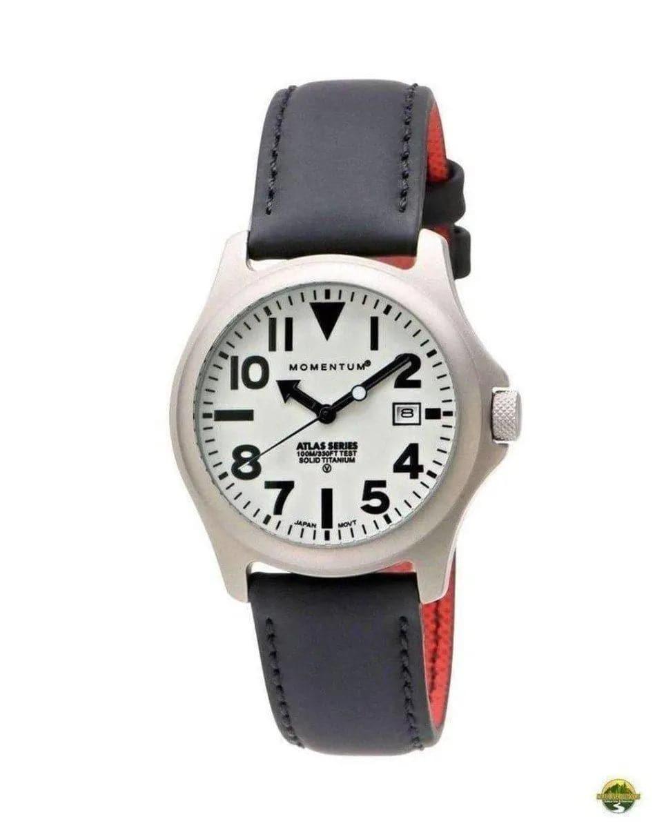 Momentum Atlas 38 Leather Watch - NORTH RIVER OUTDOORS
