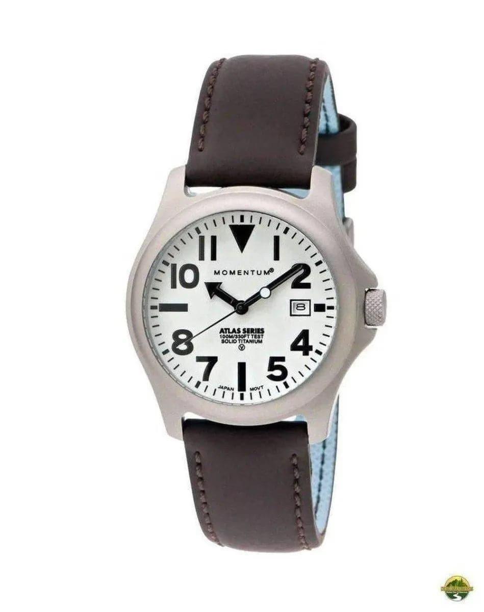Momentum Atlas 38 Leather Watch - NORTH RIVER OUTDOORS