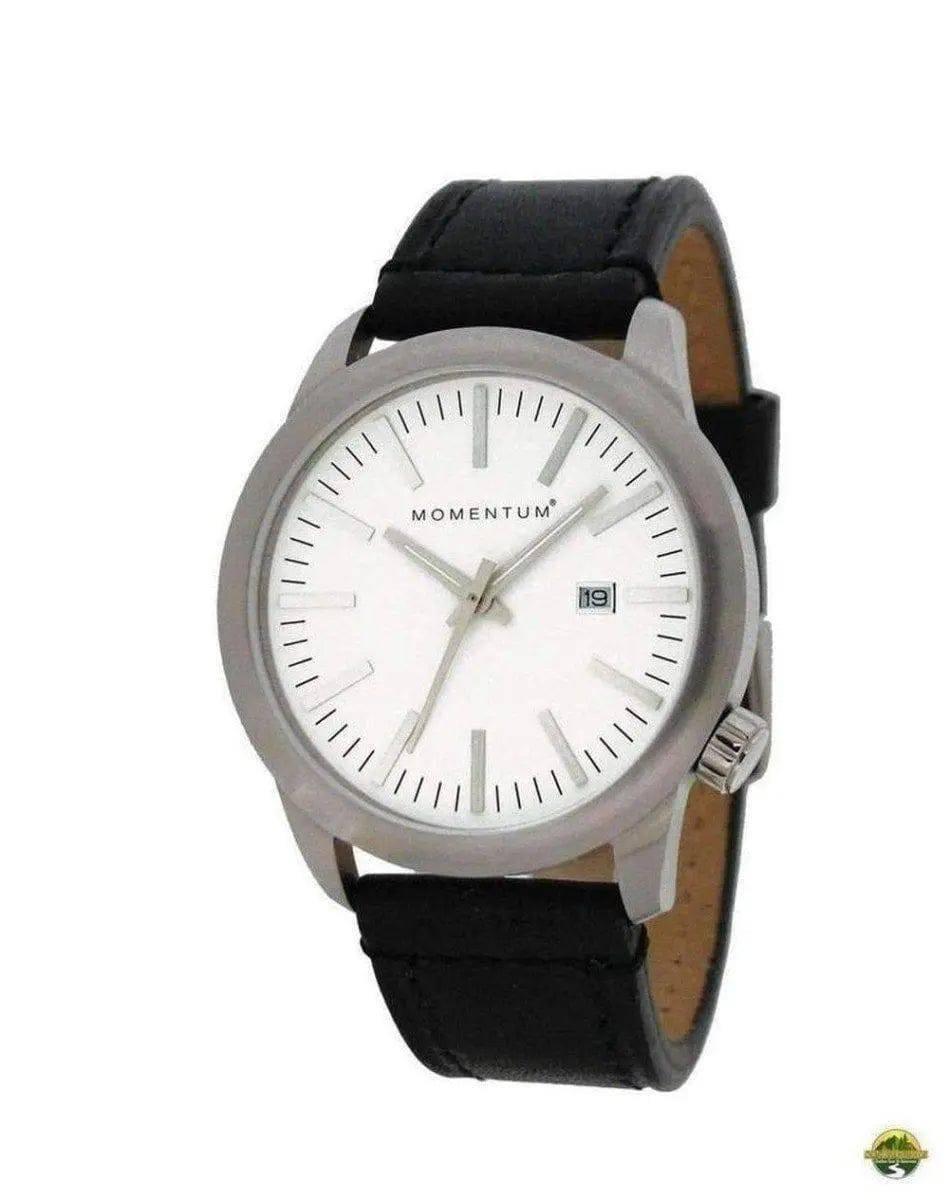 Momentum Logic SS 42 Leather Watch - NORTH RIVER OUTDOORS