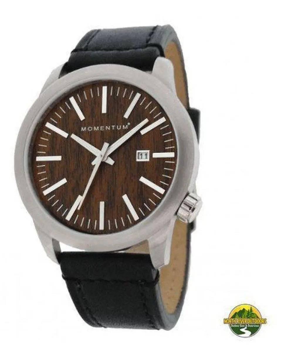 Momentum Logic SS 42 Leather Watch - NORTH RIVER OUTDOORS