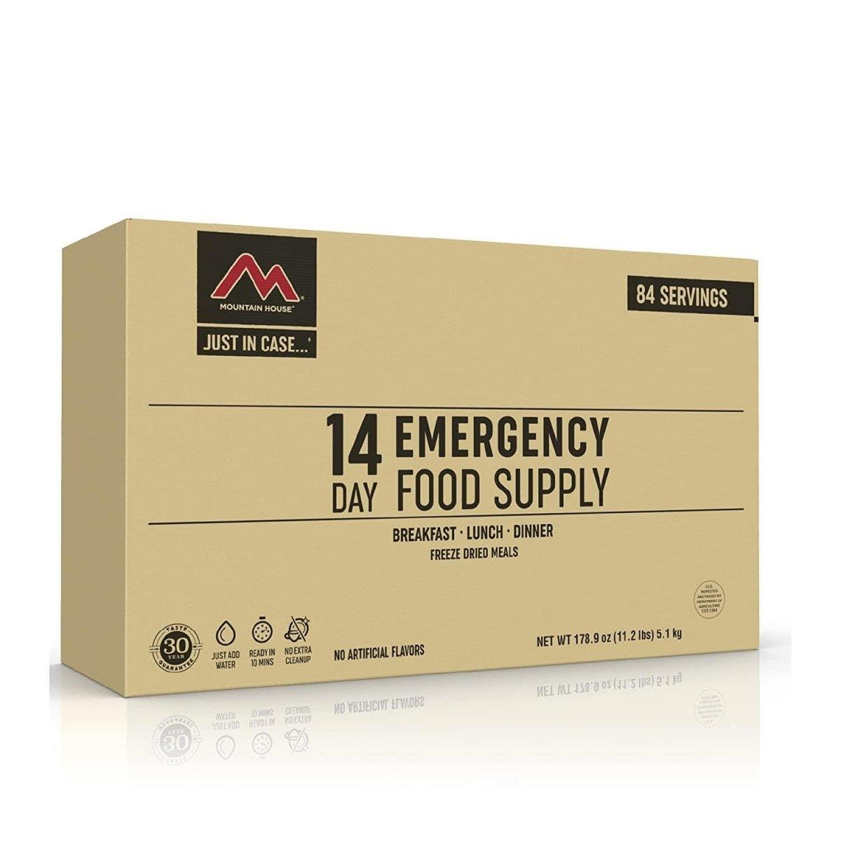 Mountain House 14-Day Emergency & Survival Food (84 Servings) - NORTH RIVER OUTDOORS