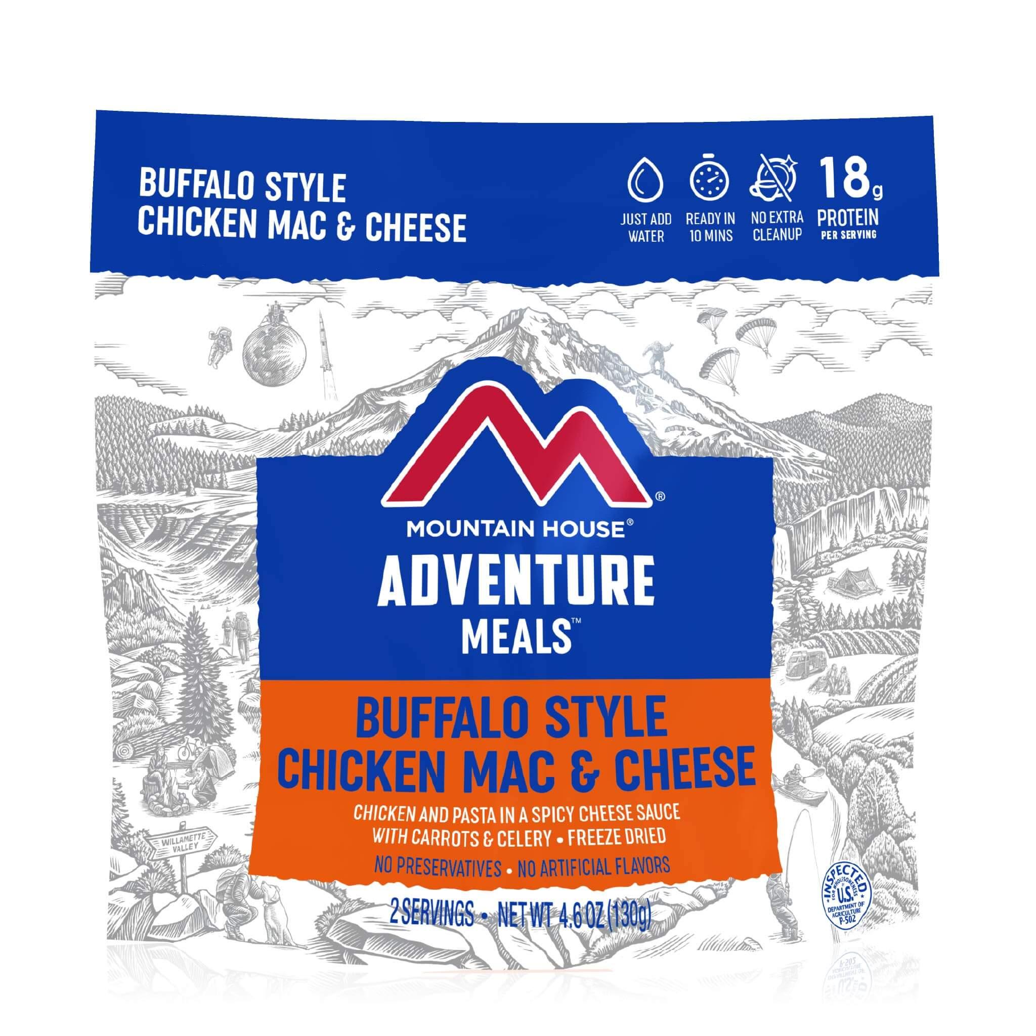 Mountain House Buffalo Style Chicken Mac & Cheese (Pouch) - NORTH RIVER OUTDOORS