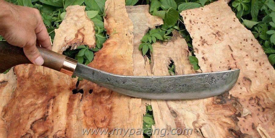 MY Parang Tangkin Machete 12" Beech Wood Handle Nylon Sheath MYPTGKN12 - NORTH RIVER OUTDOORS