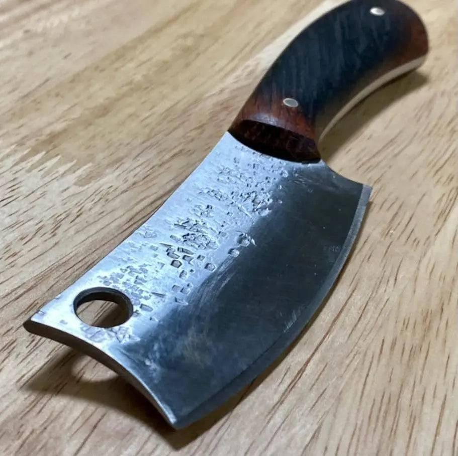 Nic Nichols Mini Cleaver Makers Mark Bourbon Handles Limited Edition - NORTH RIVER OUTDOORS